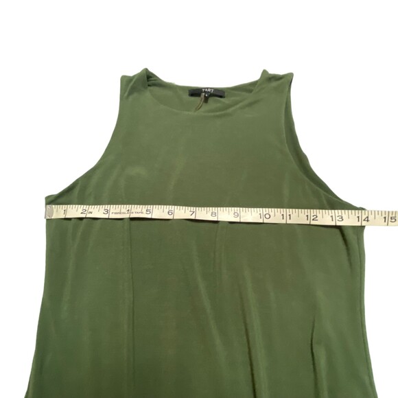 Tart Collections Women Faux Wrap Asymmetrical Maxi Dress Green Size Small - Picture 14 of 16